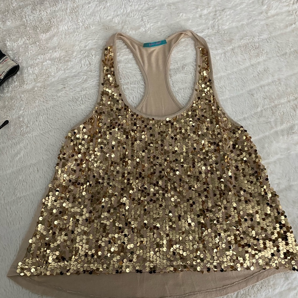 Sequin Tank Shirt